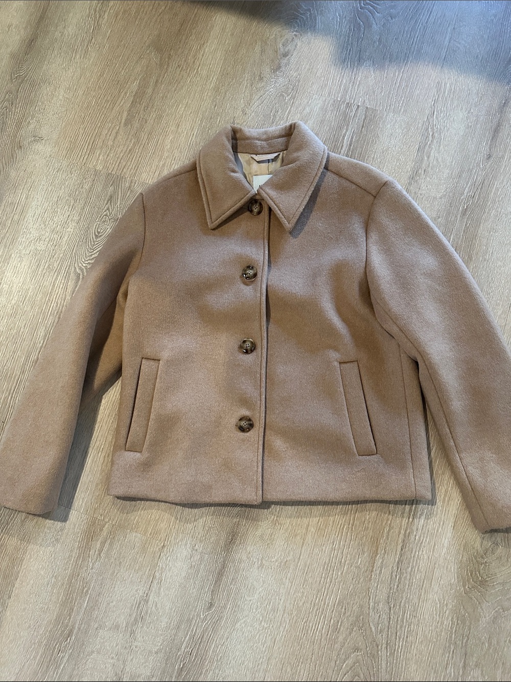 Abercrombie and fitch waist length Pea coat